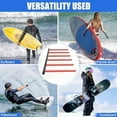 thumbnail image 6 of 2025 Upgrade Surfboard Wall Mount, Surfboard Rack with Rubber Mat & Bungee Cord, 6 Arms Vertical Surfboard Wall Rack Garage Storage for Wall Holds 5-6 Boards, 6 of 6