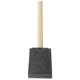 thumbnail image 3 of 20 Pcs Foam Sponge Wooden Handle Paint Brush Set-, , Very Suitable for Acrylic, 3 of 5