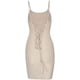 thumbnail image 5 of Vestido mini ajustado para fiesta en club con tirantes finos y purpurina sexy para mujer, con cordones en la espalda, 5 of 8