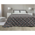 thumbnail image 1 of Geometric Down Alternative Comforter, Symmetrical Repetitive Gem Diamond Design Shapes Simple Background, Microfiber Quilt for All Season, 5 Sizes, Grey Blush and Seafoam, by Ambesonne, 1 of 3