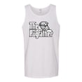 thumbnail image 2 of Wild Bobby,The Pugfather Funny Godfather Movie Logo Pug Parody, Father's Day, Men Graphic Tank Top, White, Large, 2 of 3