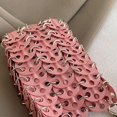 thumbnail image 6 of Jiibva Mini Handwoven Crossbody Bag Metallic Sequins Chain Strap Lipstick Case For Women Unique Evening Party Casual Day Purse, 6 of 7