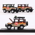 thumbnail image 3 of RM 1:64 Land Cruiser FJ40 Modèle Réduit en Alliage Voiture Rouge, 3 of 5