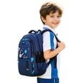 thumbnail image 2 of Cartoon Print Back to School Backpack Large Capacity School Backpack Bookbag for Students Lightweight Casual Commuter Daypack with Spacious Compartments for Daily Travel & Campus Use, 2 of 9
