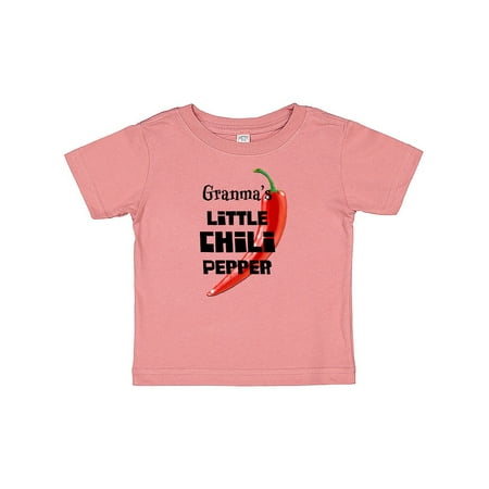 

Inktastic Granma s Little Chili Pepper Gift Baby Boy or Baby Girl T-Shirt