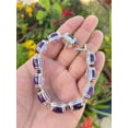 thumbnail image 4 of Amethyst Bracelet- Silver Amethyst Bracelet- Amethyst Jewelry- Big Bracelet- Amethyst Oval 16x12mm Bracelet- Gift For Her- Purple Gemstone Bracelet, 4 of 5