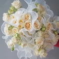 thumbnail image 4 of Wedding Gift Wave Yarn Lace Bouquet Wrapping Ribbon for Diy Gift Flower Packaging Bouquet Packaging Stain Ribbon B, 4 of 8