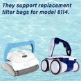 thumbnail image 4 of Pool Cleaner Fine Filter Bag Replacement, Compatible Filter Bag Product 8114, Fine Mesh Filter Replacement B, 4 of 5