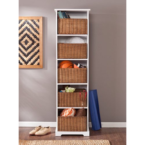 Raynor Entryway Storage Tower Cubby, White