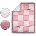 The Peanutshell Bella Crib Bedding Set for Baby Girls, 3 Piece Nursery