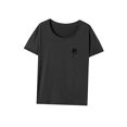 thumbnail image 3 of Camiseta para mujer verano suave camiseta básica para el trabajo calle compras caminar camping S, 3 of 7
