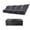 Black 4 Pcs with Bag, variant on 4PACK Tire Saver Ramps Anti-Slip Design Black Hard Plastic 17.3x7.8 Inches