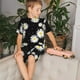 thumbnail image 4 of Balery Daisies Flowers Conjunto de Pijama Infantil de Manga Corta con Estampado – Ropa de Dormir de Algodón Suave-X-Large, 4 of 6