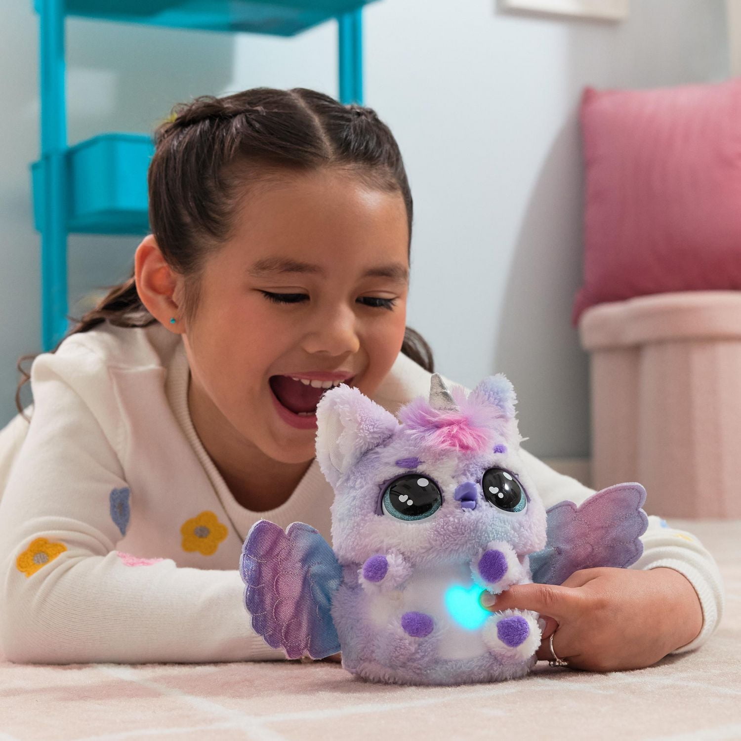 Hatchimals Alive, Mystery Hatch Pufficorn, Surprise Interactive Toy & Egg with Mist, Lights & Sounds (Styles Vary), Kids Toys for Girls & Boys, Mystery Hatch