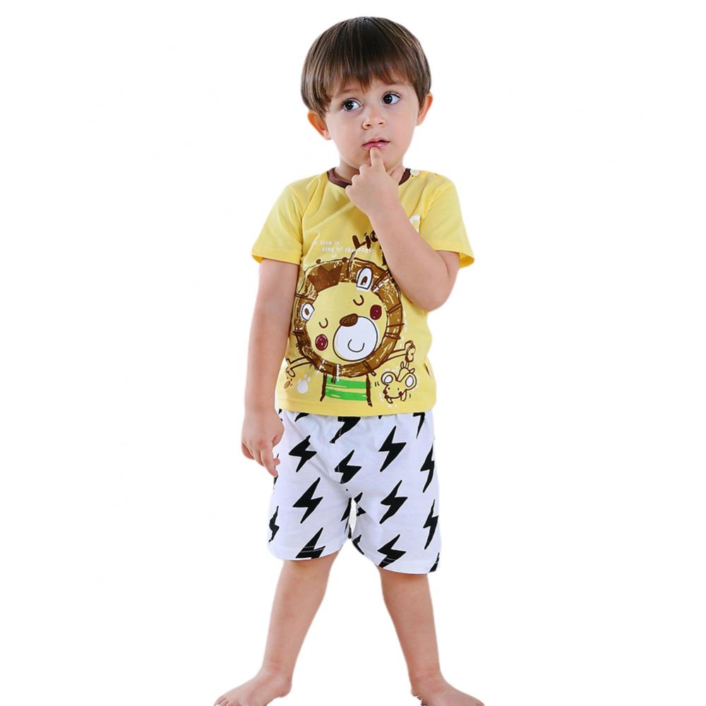 Toddler Girl Clothes 6Months-4T Cute Baby Summer Outfits Sets Sleeve Tshirt Pocket Top Cotton Shorts 2PCS