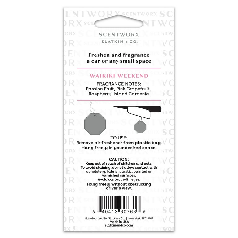 Scentworx Waikiki Weekend 3 Pack Hang Tag - Walmart.com