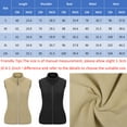 thumbnail image 2 of Classic Sleeveless Gilet Vest for Women Polar Soft Elastic Shoulders Fit Bodywarmer with Zip up Pockets, 2 of 9