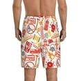thumbnail image 3 of Naloa Firefighter Icons Men's Short Pajama Pants, Lounge Comfort Shorts with Elasticized Waistband and Side Pockets - X-Large, 3 of 9