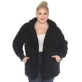 thumbnail image 1 of White Mark Cardigan à Capuchon en Peluche pour Femmes avec Poches, 1 of 6