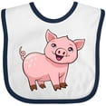 thumbnail image 3 of Inktastic Cute Pig Boys or Girls Baby Bib, 3 of 4