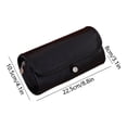 thumbnail image 3 of FastXmas Portable Makeup Brush Bag, Multifunctional Cosmetics Rolling Storage Case Makeup Brush Holder for Travel, Work, Makeup Brush Organizer Bag (Black), 3 of 6