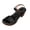 Black, variant on Trendy Platform Sandals for Women | Wide Width Slip-On Clogs with Arch Support, Square Heel Summer Sandals for Beach Weddings & Vacation Outfits Brown Women Sandal