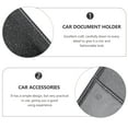 thumbnail image 2 of Car Registration Holder Car Insurance Documents Wallet Cards PU Leather Bag, 2 of 8
