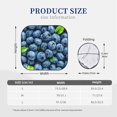 thumbnail image 3 of Wukai Fresh Blueberries Print Windshield Sun Shade, Car Front Window Shades Sunshade Cover Sun Visor Shield Block Automotive Interior Protector Blocks UV Rays-Small, 3 of 6