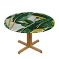 thumbnail image 3 of PIKWEEK Tablecloths Palm Leaves Tropical Palm Leaves Jungle Leaf Decorative White, 3 of 8