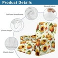 thumbnail image 5 of Xixirimido Sunflower Pumpkin Maple Leaf Recliner Chair Cover, 4-Pieces Stretch Recliner Covers for Recliner Chair Soft Reclining Chair Slipcover Thanksgiving Furniture Protector for Pets Kids, 5 of 8