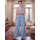 thumbnail image 2 of Conjunto Elegante de 2 Piezas Chaleco Entallado y Pantalón Palazzo para Mujer, 2 of 5
