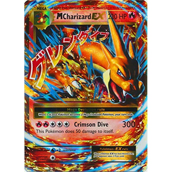 Carta coleccionable Pokémon Mega-Charizard-EX XY Evolutions 13/108