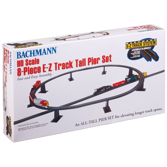 Bachmann BAC44472 Ho Tall Pier Set - 8 Pcs