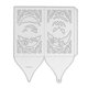 thumbnail image 5 of Troqueles de corte huecos para bricolaje, plantillas para álbum de recortes con forma de linterna de calabaza de Halloween para festivales, 5 of 14