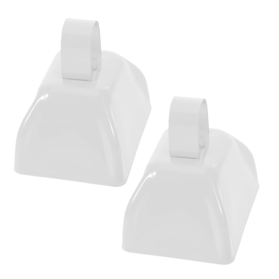 LOLIPPYY Set of 2 Metal Cowbells Loud Noise Makers for Football Games and Outdoor Event Cheering