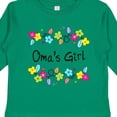 thumbnail image 4 of Inktastic Omas Girl- Bright Flowers Girls Long Sleeve Toddler T-Shirt, 4 of 5