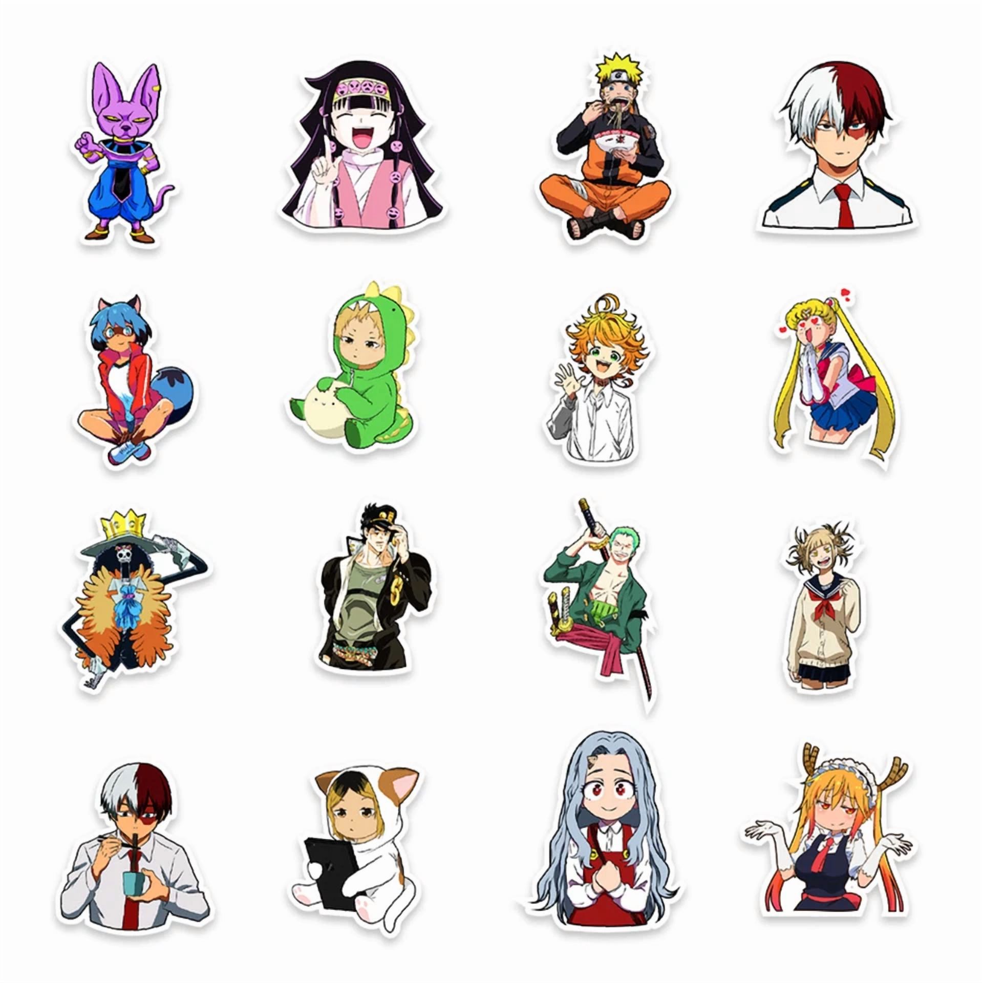 BUTTERFLY- 50Pc Waterproof Vinyl Stickers Japan Anime Luggage Phone Laptop Water Bottle Car