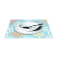thumbnail image 3 of Corals 12×18 inch Placemats Heat Resistant Washable Foldable Rectangular Placemats Set Decoration Indoor Outdoor for Kitchen Dining Table 1PC, 3 of 8