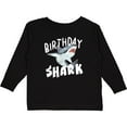 thumbnail image 3 of Inktastic Birthday Shark Boys or Girls Long Sleeve Toddler T-Shirt, 3 of 5