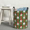 thumbnail image 6 of Sikiie Santa Claus And Gnomes Print Round Dirty Clothes Basket, Waterproof Standing Foldable Storage Basket, for Laundry Room, Bedroom, Bathroom Storage-Small, 6 of 6