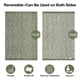 thumbnail image 4 of Alfombra para correr LEEVAN, lavable, verde, 60 x 180 cm, algodón, reversible, 4 of 6