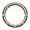 Rose Gold/Clear, variant on Hinged Segment Hoop Rings with 5 Flush Set Front Facing Petite Crystals