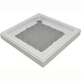 thumbnail image 2 of Bubbles Non-Slip Square Shower Mat Pearly Grey 20″L X 20″W, 2 of 4