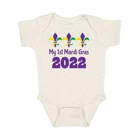 

Inktastic 2022 1st Mardi Gras Boy Girl Gift Baby Boy or Baby Girl Bodysuit
