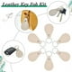 thumbnail image 5 of Kit de de de 60 Piezas para Manualidades DIY, Llaveros en de de PU con Remaches y Llaveros para Grabar, 5 of 6