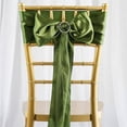 thumbnail image 2 of BalsaCircle 5 New Satin Chair Sashes Bows Ties Willow Green, 2 of 5