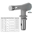 thumbnail image 2 of 2 Packs Reversible Spray Tips for Airless Sprayer 621 Paint Spray Nozzle Tips Sprayer Machine Parts, Grey, 2 of 6