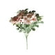 thumbnail image 3 of Flor artificial de imitación de camelia, sin riego, no se marchita, con tallo, ideal para bricolaje y hogar., 3 of 8