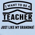 thumbnail image 2 of CafePress - Teacher Just Like My Grandma Body Suit - Baby Light Bodysuit, Size Newborn - 24 Months, 2 of 4