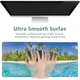 thumbnail image 3 of Large Mouse Pad Tropical Island Beach Landscape Extended Gaming Mouse Pad Desk Mat Stitched Edges Mousepad Non-Slip Rubber Base Keyboard Pad for Laptop Computer PC 35.4 x 15.7 inches, 3 of 5